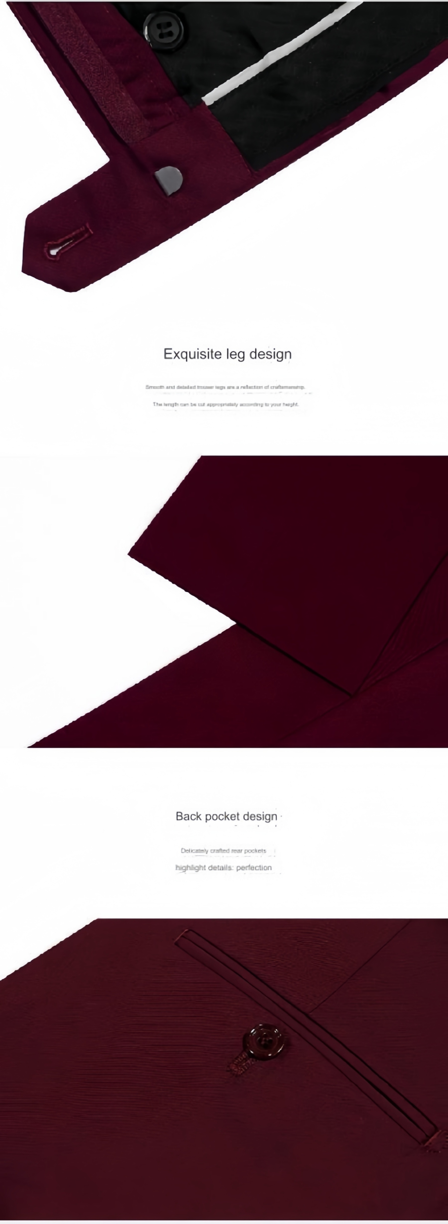 High Quality Men's Wedding Suits 3-piece set