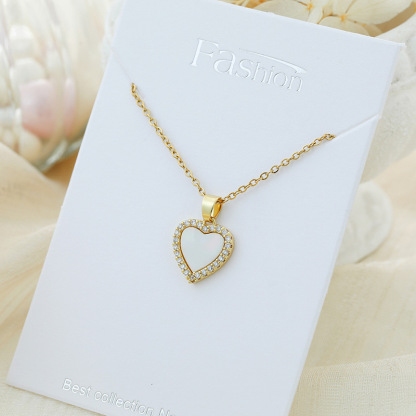 Abstract Heart Necklace for Women Sterling Silver Necklace - Exquisite Silver Jewelry for Women - Heart Pendant Silver Necklace - Birthday, Anniversary, Valentine's Day Gift for Women, Wife, Mom, Girlfriend, Lady