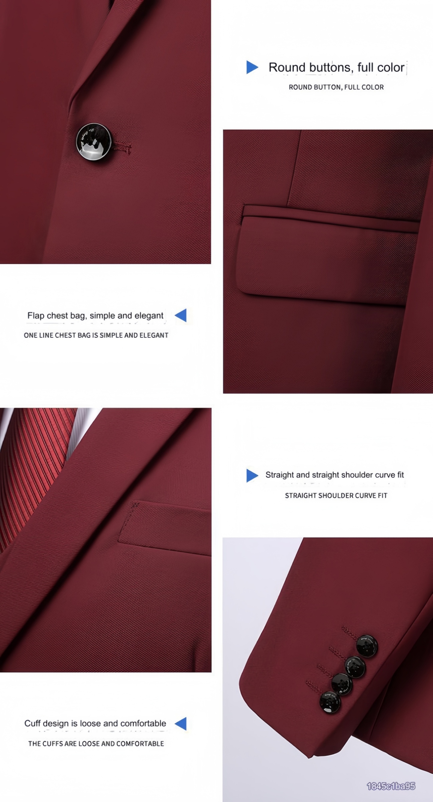 High Quality Men's Wedding Suits 3-piece set