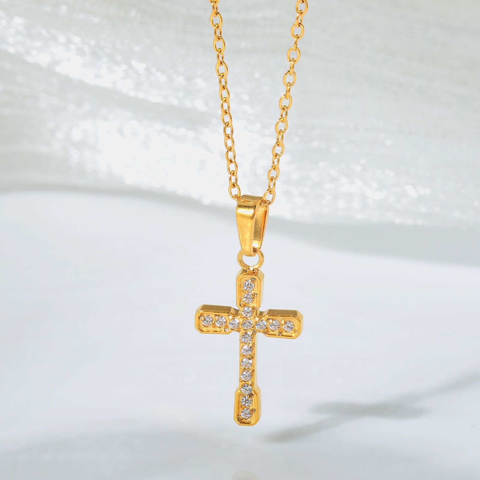 Pendant Necklace for Women, Fashion Jewelry, 14k Gold-Plated