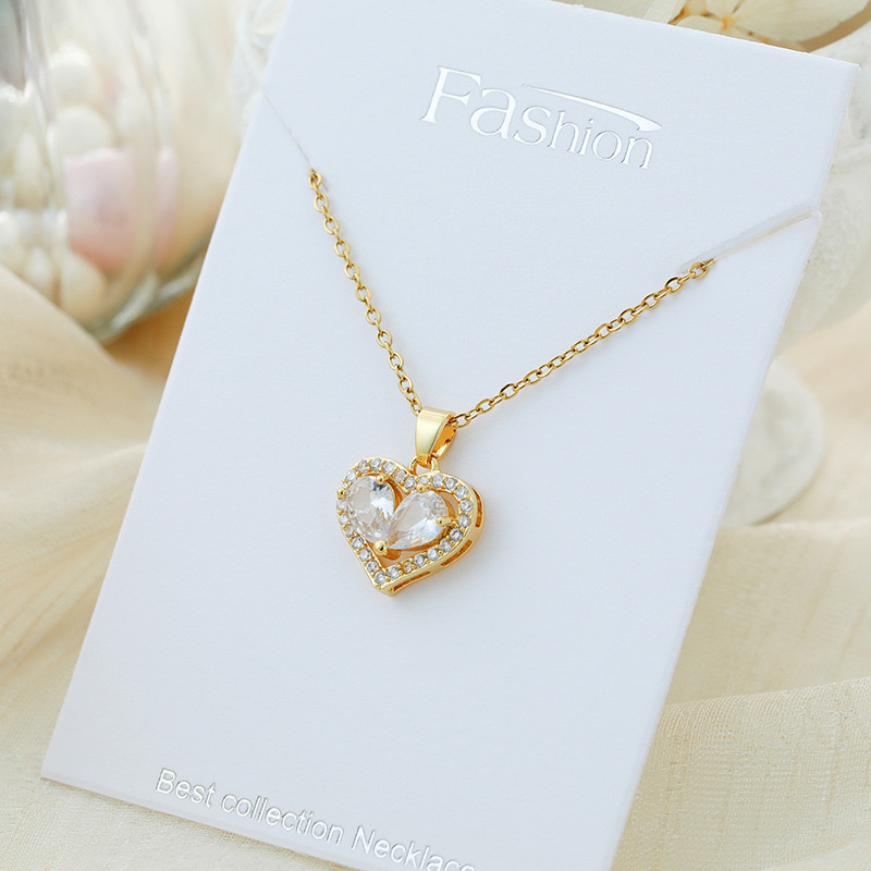 Abstract Heart Necklace for Women Sterling Silver Necklace - Exquisite Silver Jewelry for Women - Heart Pendant Silver Necklace - Birthday, Anniversary, Valentine's Day Gift for Women, Wife, Mom, Girlfriend, Lady