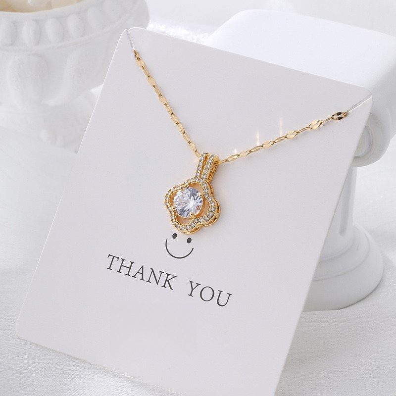 Pendant Necklace for Women, Fashion Jewelry, 14k Gold-Plated