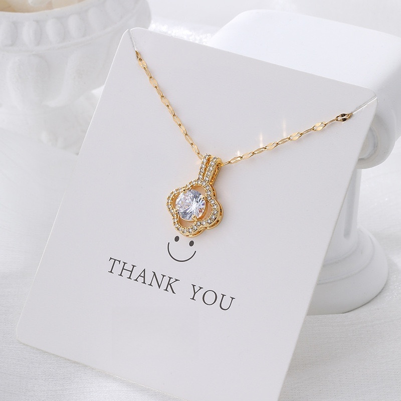 Pendant Necklace for Women, Fashion Jewelry, 14k Gold-Plated