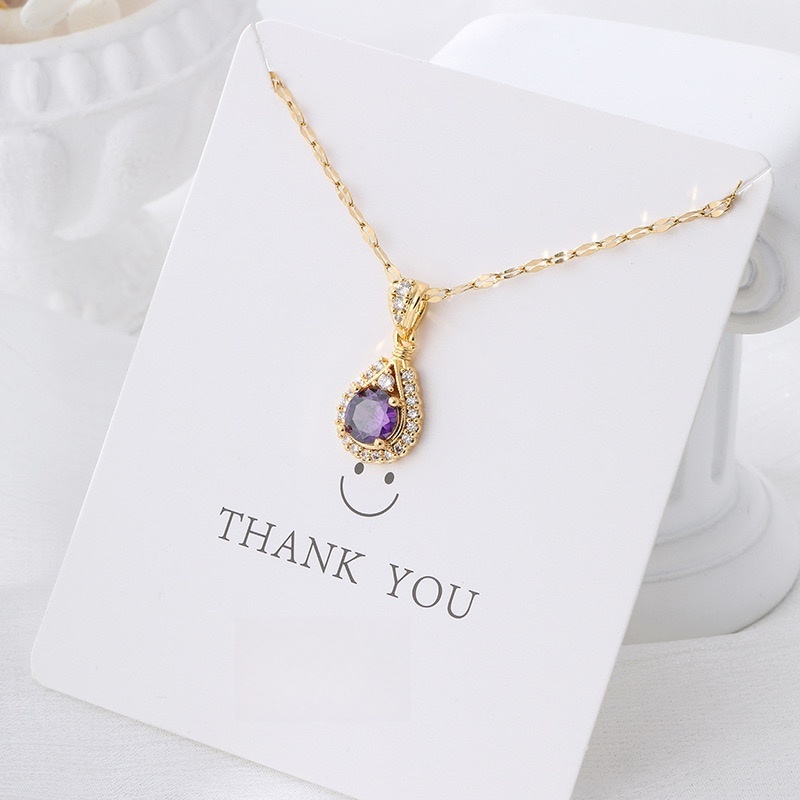 Angel Wings Necklace for Women with Birthstone, Love Heart Silver Tone/Gold Tone Pendant, Ideal Anniversary or Birthday Jewelry Gifts for Wife Girlfriend Her