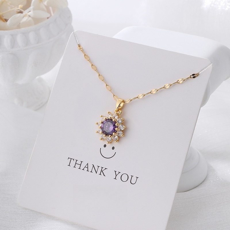 Pendant Necklace for Women, Fashion Jewelry, 14k Gold-Plated