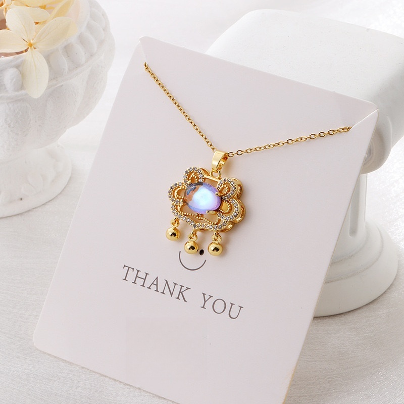 Pendant Necklace for Women, Fashion Jewelry, 14k Gold-Plated