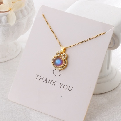 Pendant Necklace for Women, Fashion Jewelry, 14k Gold-Plated