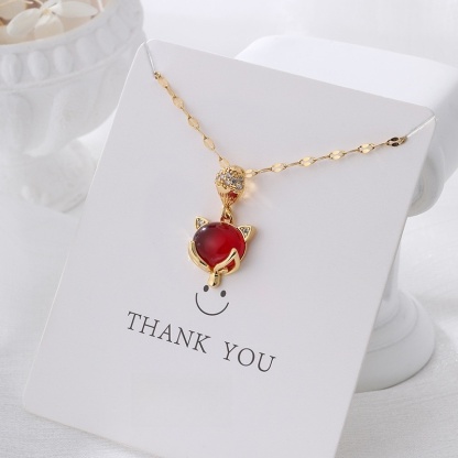 Abstract Heart Necklace for Women Sterling 14k Gold-Plated with Mother of Pearl - Gold Plated Dainty Necklace Gift for Her