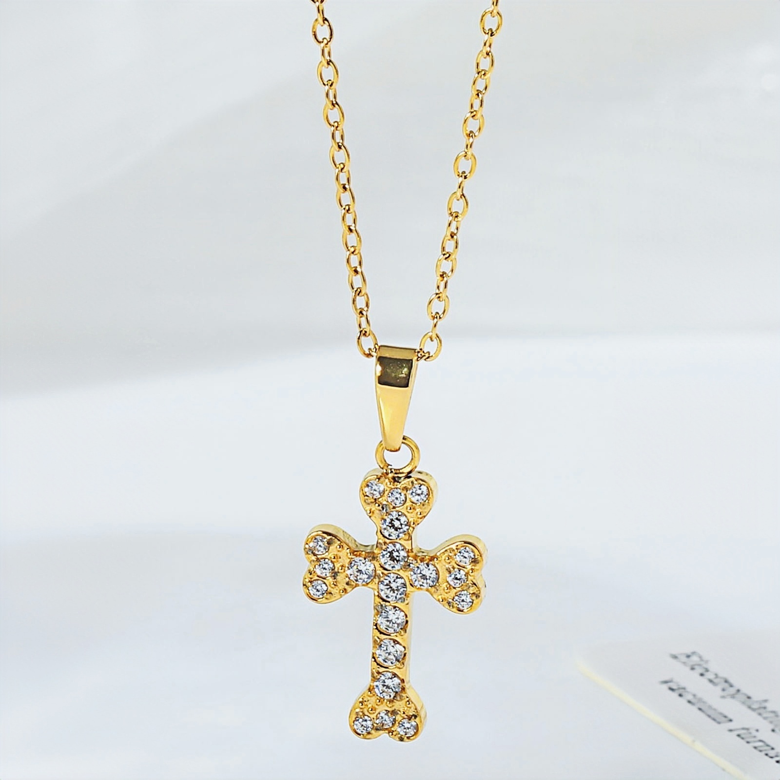 Pendant Necklace for Women, Fashion Jewelry, 14k Gold-Plated