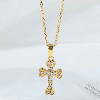 Pendant Necklace for Women, Fashion Jewelry, 14k Gold-Plated