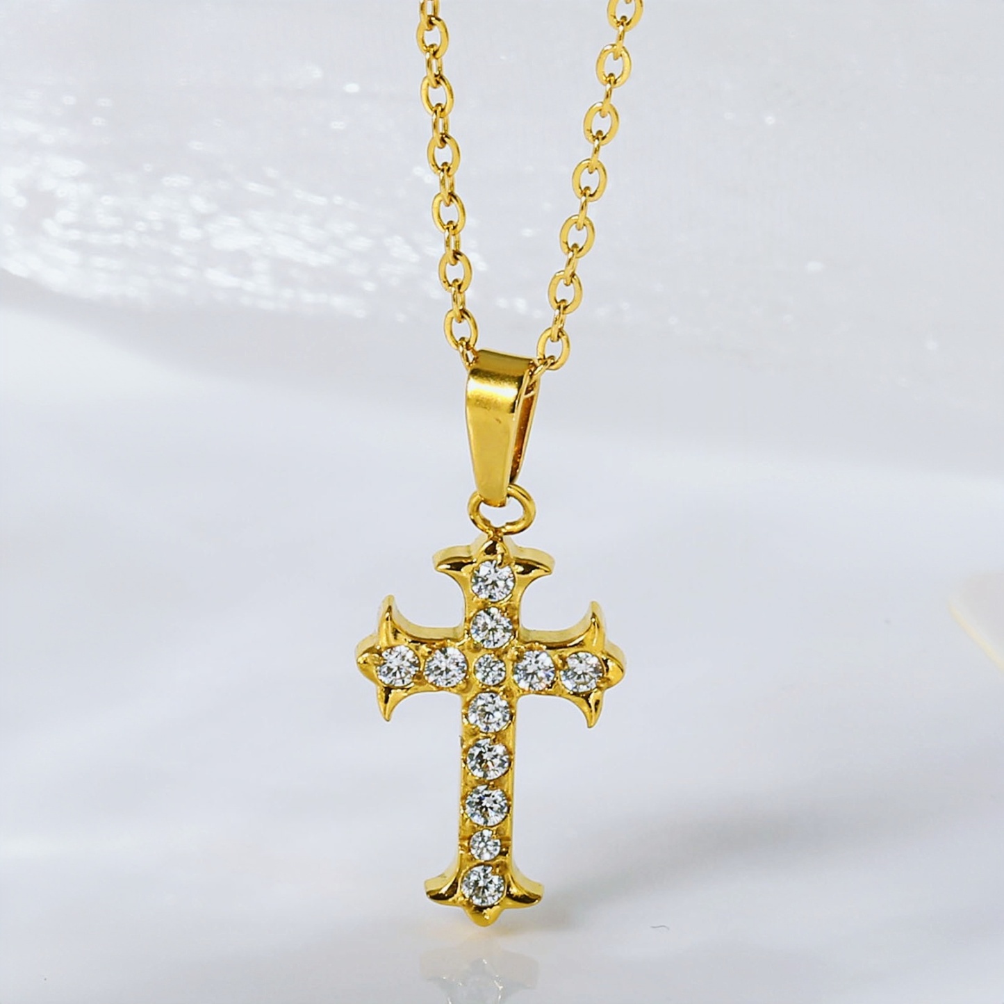 Pendant Necklace for Women, Fashion Jewelry, 14k Gold-Plated