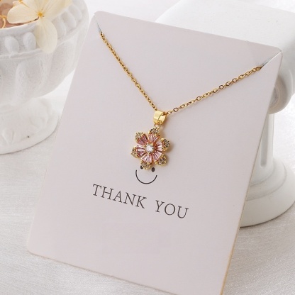 Pendant Necklace for Women, Fashion Jewelry, 14k Gold-Plated