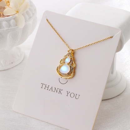 Pendant Necklace for Women, Fashion Jewelry, 14k Gold-Plated