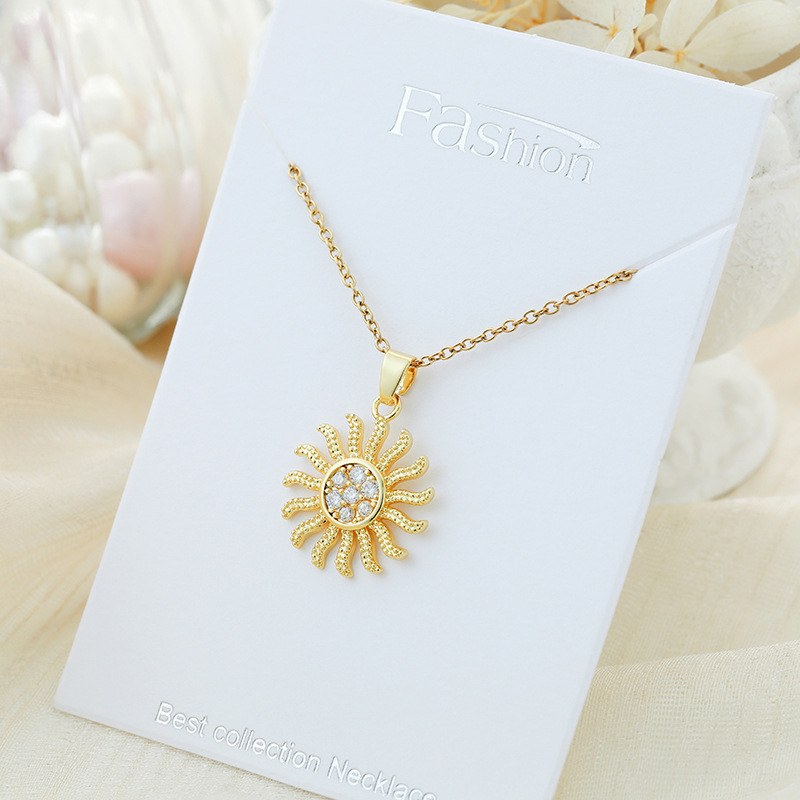 Crystal Necklace - Gold Plated Heart Encased Birthstone Pendant, Jewelry for Women Lightweight, Easy - Wear Fashion Minimalist Design Accesory Packed