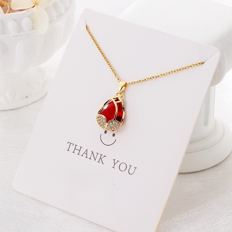 Pendant Necklace for Women, Fashion Jewelry, 14k Gold-Plated