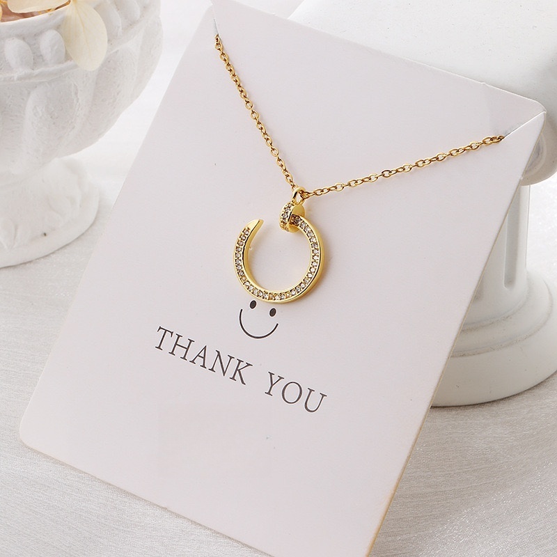 Abstract Heart Necklace for Women Sterling 14k Gold-Plated with Mother of Pearl - Gold Plated Dainty Necklace Gift for Her