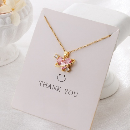 Pendant Necklace for Women, Fashion Jewelry, 14k Gold-Plated