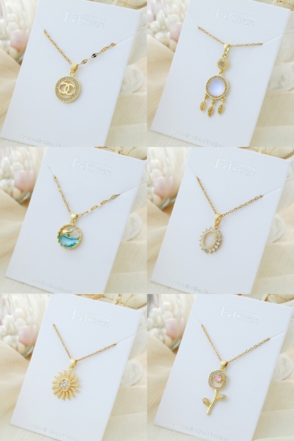 Crystal Necklace - Gold Plated Heart Encased Birthstone Pendant, Jewelry for Women Lightweight, Easy - Wear Fashion Minimalist Design Accesory Packed