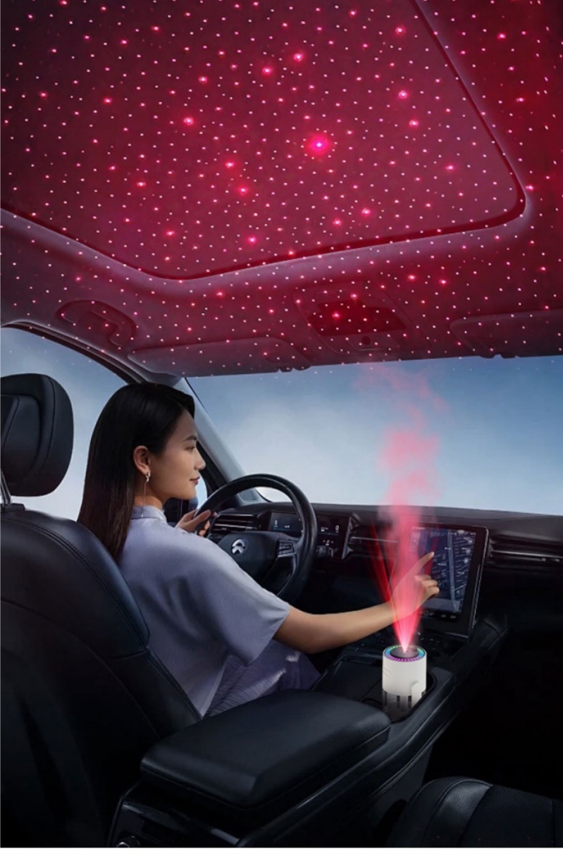 Dual-Purpose Humidifier: Safe, Quiet & Starry-Night Comfort for You & Your Pet