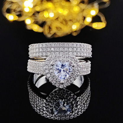 Couple Rings 925 Sterling Silver Adjustable Open fashion Rings Engagement Pair Rings Rings for Men Rings for Women Wedding Promise Engagement Anniversary Ring