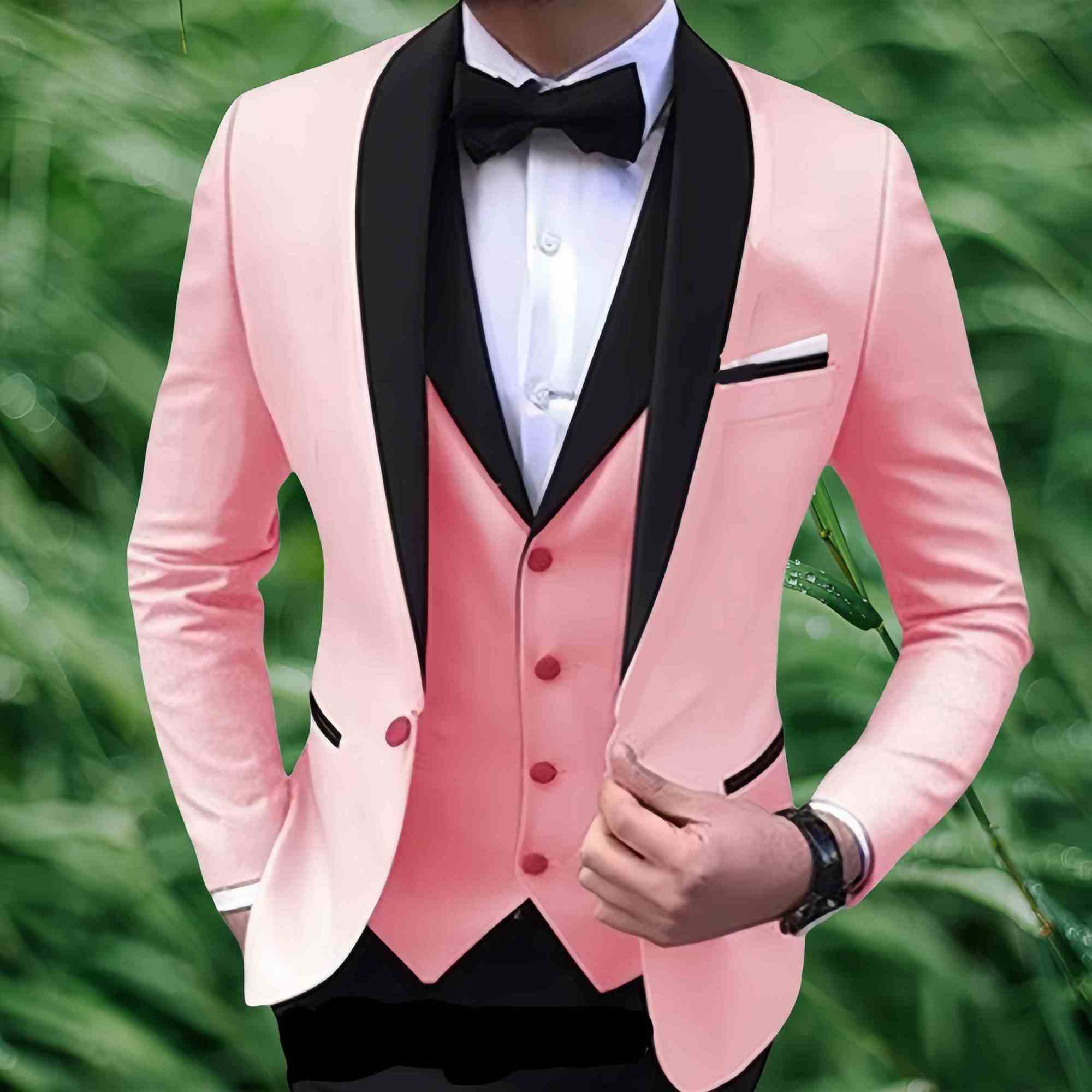 Men's wedding suit four piece suit