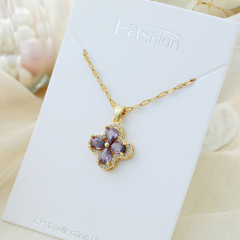 Women's Gifts Upgraded Tears of Love Necklace for Women 14K Gold Plated Tears of Love Pendant Necklace Simple Diamond Gold Necklaces Faith Tears of LoveJewelry First Communion Necklace