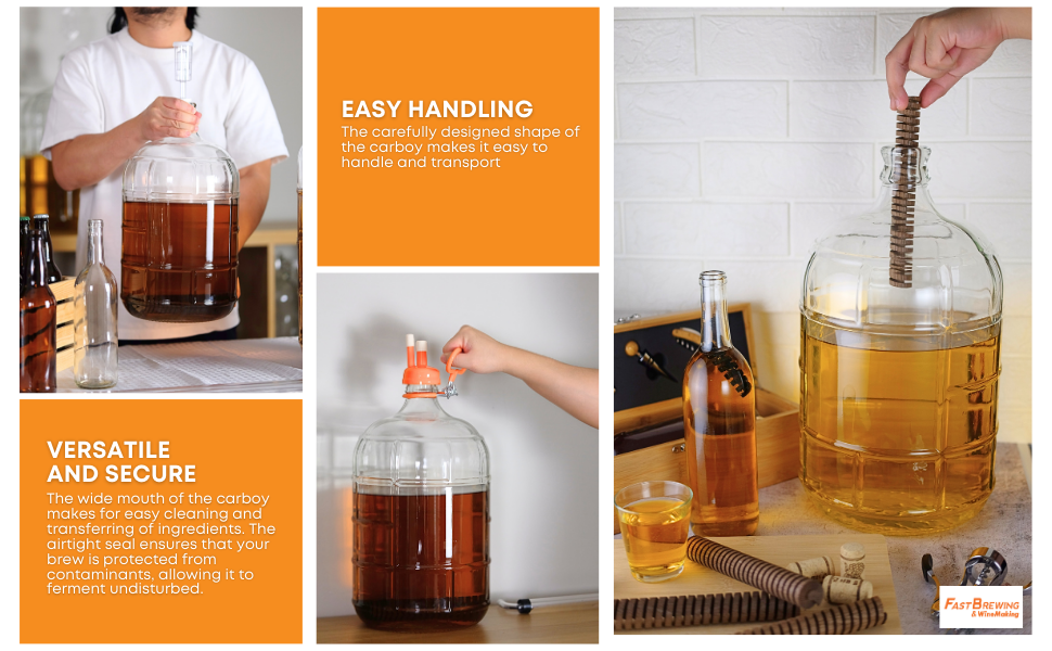 Man lifting carboy