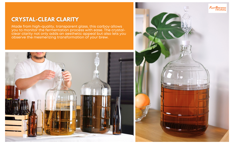 Crystal Clear Quality of Glass Carboys