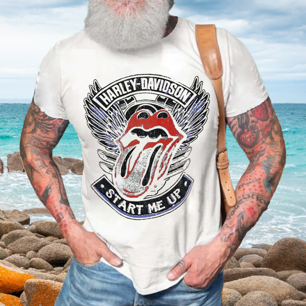 Luxe Exclusive Design Embroidery&Print T-Shirt
