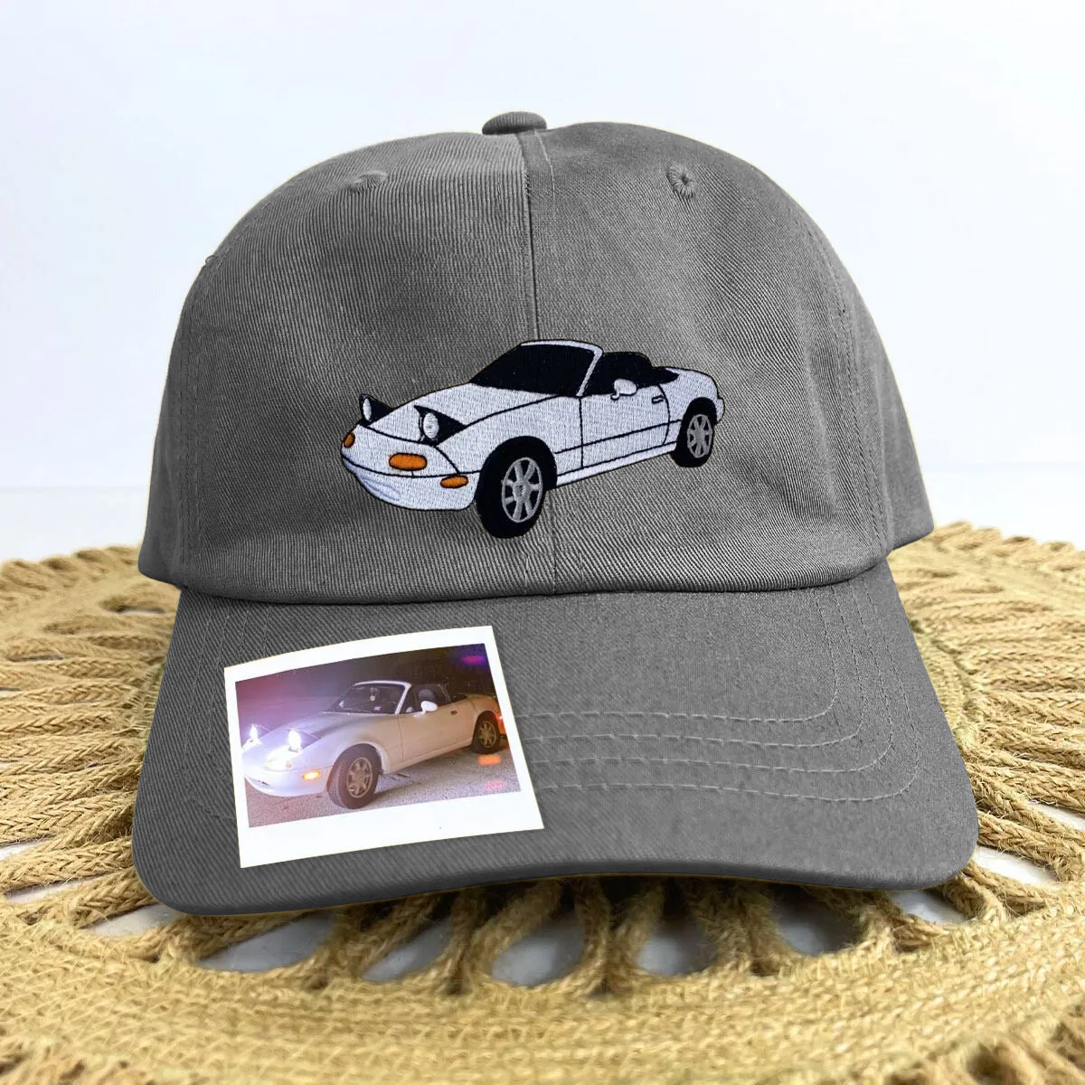 Custom Prints/Embroidery Car Hat – Personalized Unique Car Guy Gifts leisure vacation  Cap Hat