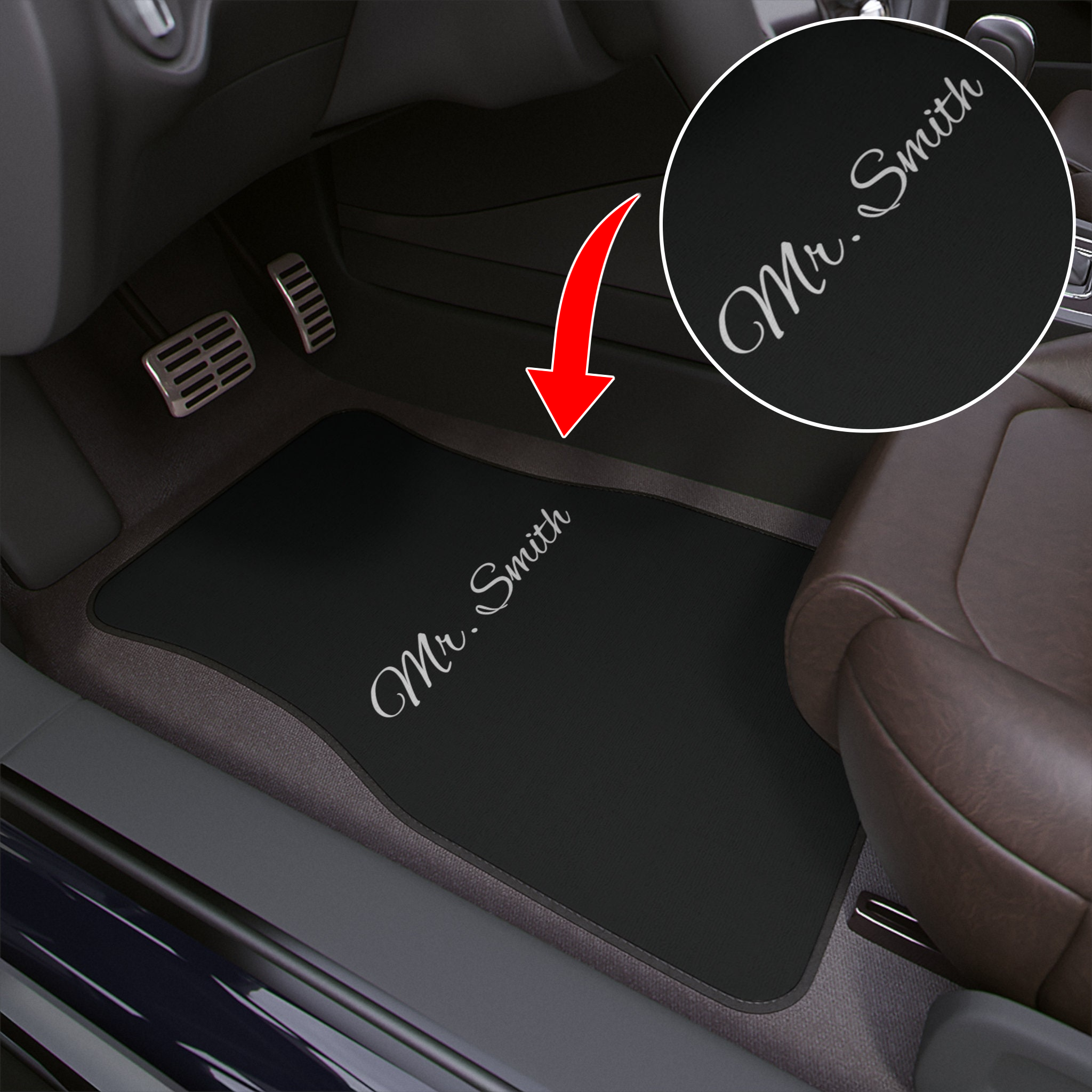 Personalized name car mat, Car Floor Mats,1pc, Personalized Gift,black,Custom Printed Car Mats,Custom Designs,High Quality,Wedding,Birthday,gift
