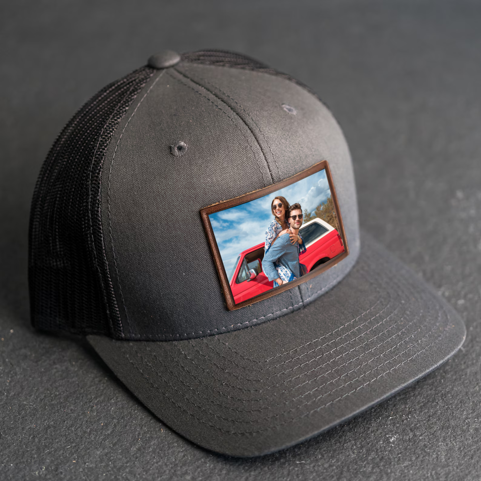 Custom Prints/Embroidery with Your Photos Custom/Dog Photo– Personalized Gifts Luxury Cap Hat
