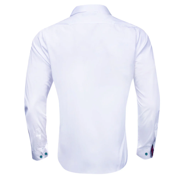 Custom Prints/Embroidery With Your Photos Silk Luxury unique Luxe long Shirt