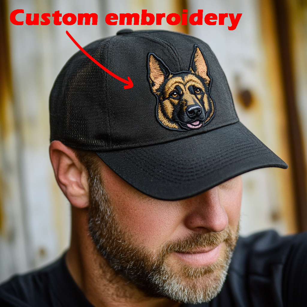 Custom Prints/Embroidery with Your Photos Custom Dog Photo– Personalized Gifts Baseball Cap
