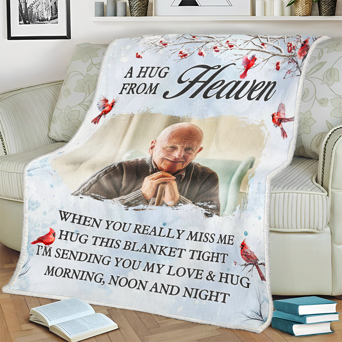 Personalized Photo Blanket - Gifts For Memorial