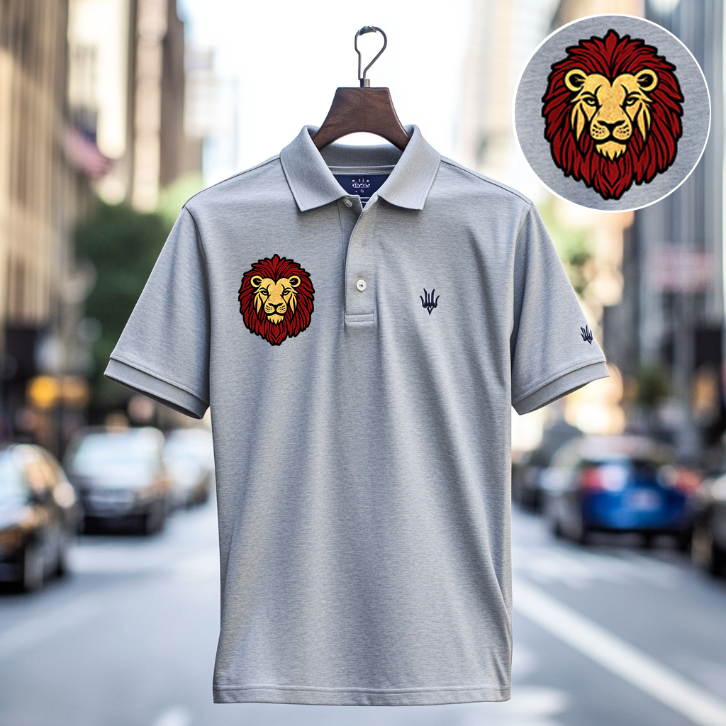 Custom Personalized Luxe Exclusive Design Embroidery & Print Business Casual Vacation Short-Sleeved Polo Shirt