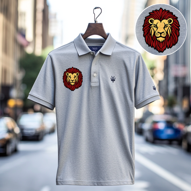 Custom Personalized Luxe Exclusive Design Embroidery & Print Business Casual Vacation Short-Sleeved Polo Shirt
