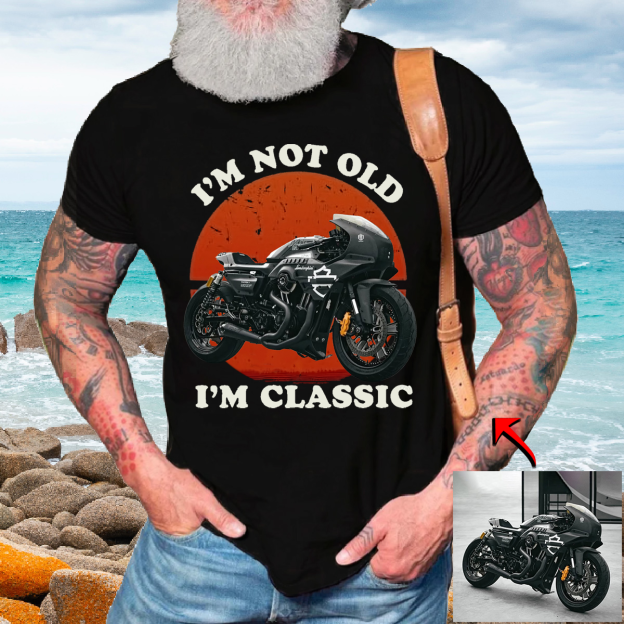 Custom Personalized Luxe Exclusive Design Embroidery & Print Vehicle Photo Print Back T-Shirt-Gift For Car Lover