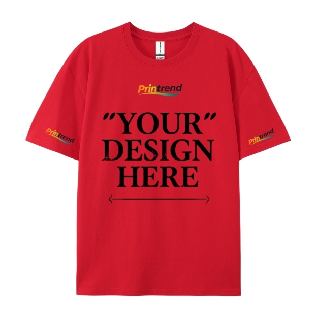 Custom Print for Your Unique Style  13 Colors 220GSM Premium Cotton T-Shirt - Comfortable, Durable & Versatile Casual Wear