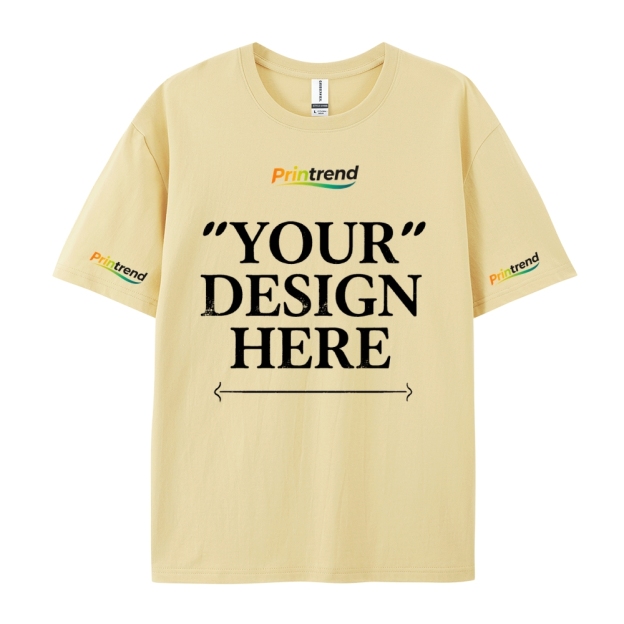Custom Print for Your Unique Style  13 Colors 220GSM Premium Cotton T-Shirt - Comfortable, Durable & Versatile Casual Wear