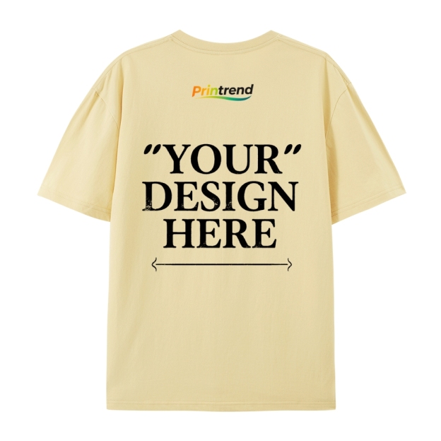Custom Print for Your Unique Style  13 Colors 220GSM Premium Cotton T-Shirt - Comfortable, Durable & Versatile Casual Wear