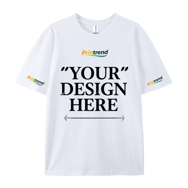 Custom Print for Your Unique Style  13 Colors 220GSM Premium Cotton T-Shirt - Comfortable, Durable & Versatile Casual Wear
