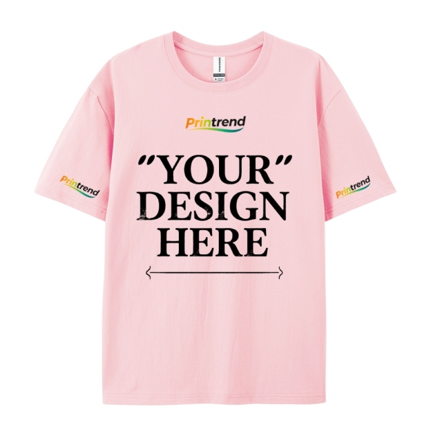 Custom Print for Your Unique Style  13 Colors 220GSM Premium Cotton T-Shirt - Comfortable, Durable & Versatile Casual Wear