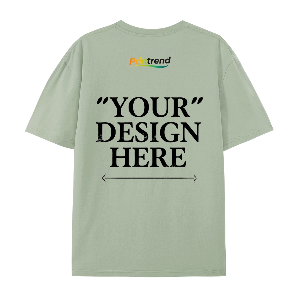 Custom Print for Your Unique Style  13 Colors 220GSM Premium Cotton T-Shirt - Comfortable, Durable & Versatile Casual Wear