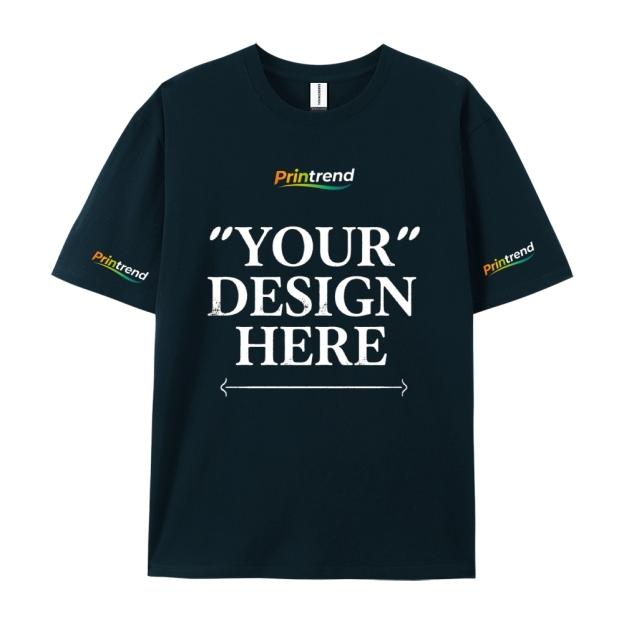 Custom Print for Your Unique Style  13 Colors 220GSM Premium Cotton T-Shirt - Comfortable, Durable & Versatile Casual Wear
