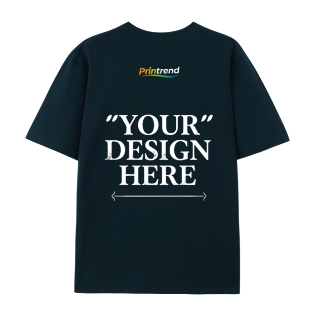 Custom Print for Your Unique Style  13 Colors 220GSM Premium Cotton T-Shirt - Comfortable, Durable & Versatile Casual Wear