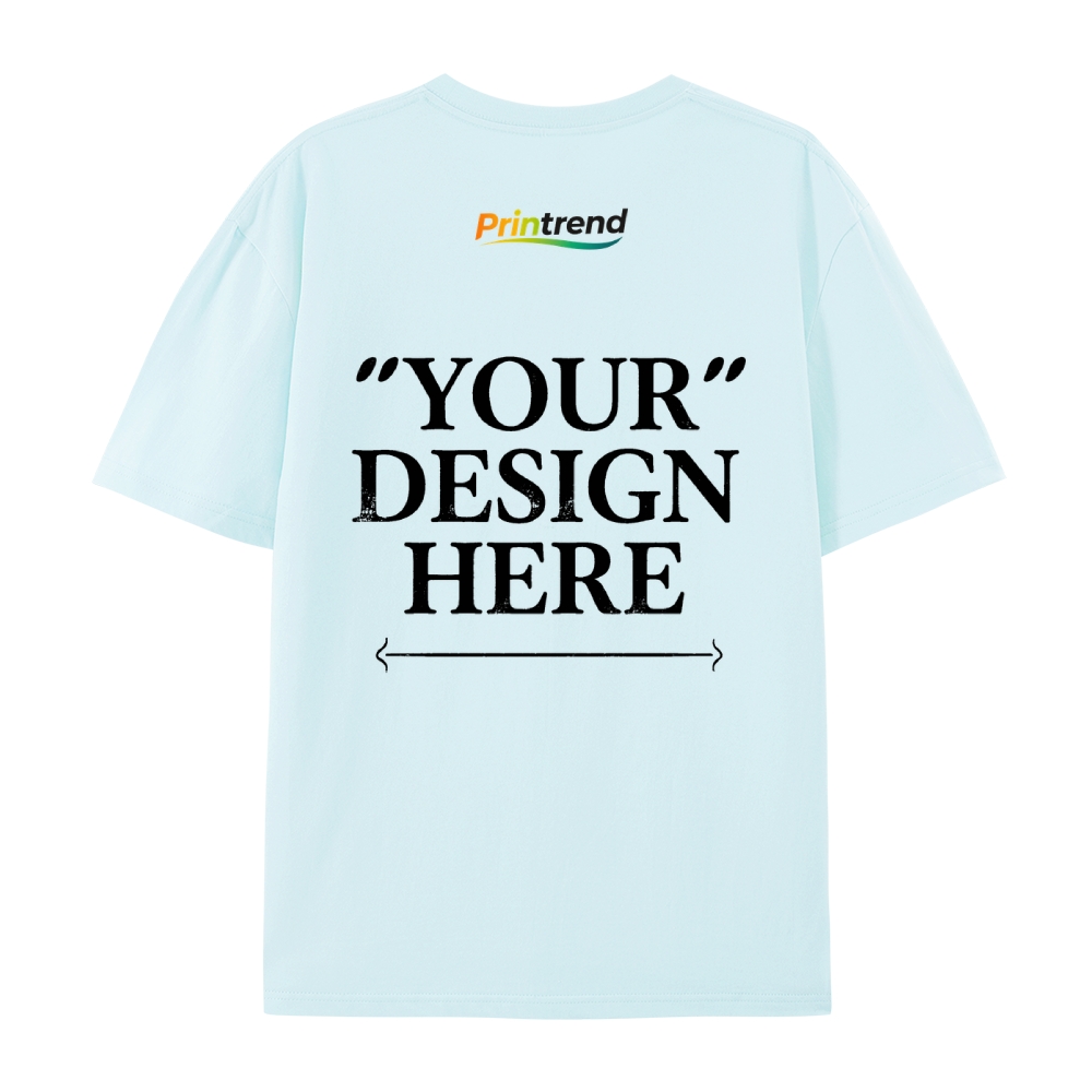 Custom Print for Your Unique Style  13 Colors 220GSM Premium Cotton T-Shirt - Comfortable, Durable & Versatile Casual Wear