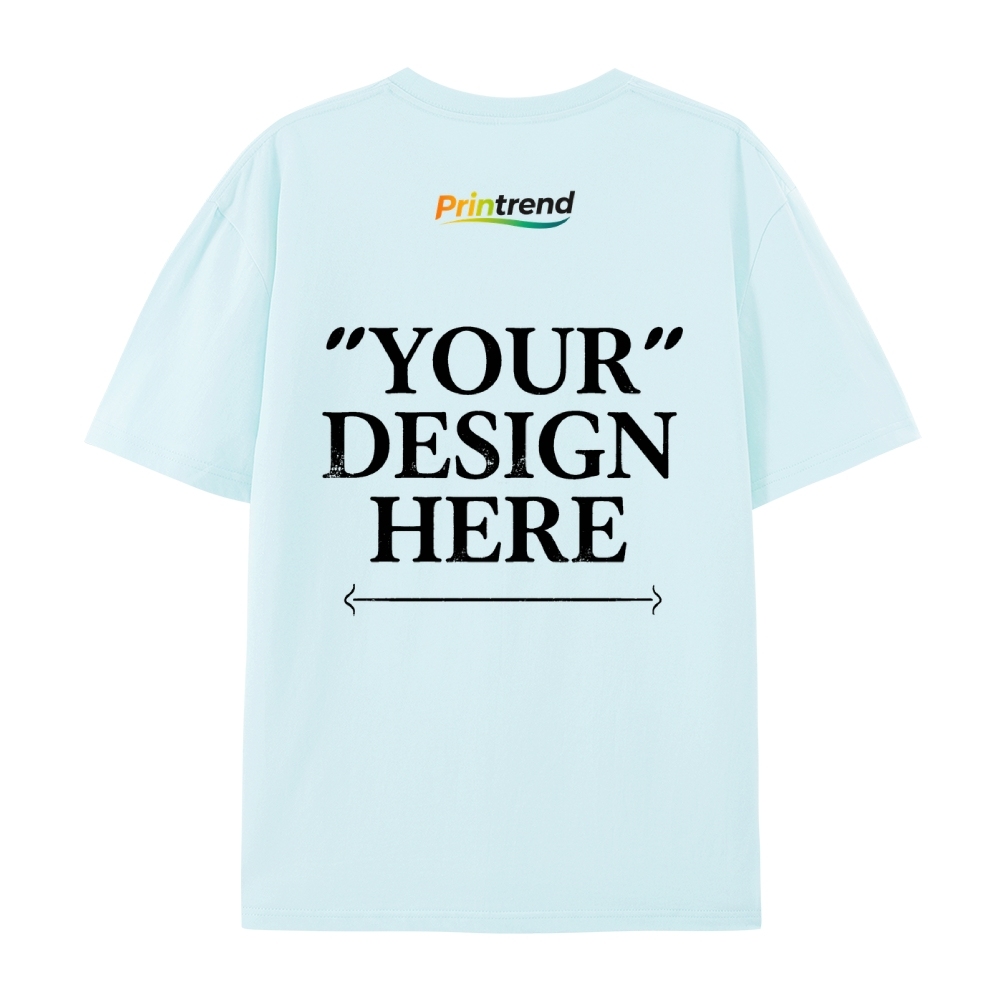 Custom Print for Your Unique Style  13 Colors 220GSM Premium Cotton T-Shirt - Comfortable, Durable & Versatile Casual Wear