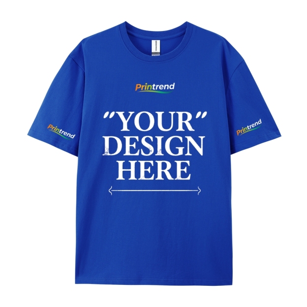 Custom Print for Your Unique Style  13 Colors 220GSM Premium Cotton T-Shirt - Comfortable, Durable & Versatile Casual Wear