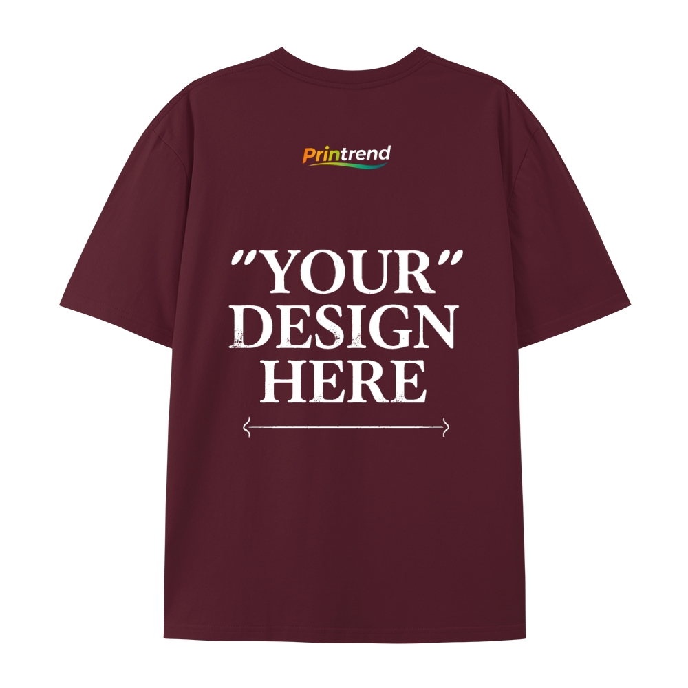 Custom Print for Your Unique Style  13 Colors 220GSM Premium Cotton T-Shirt - Comfortable, Durable & Versatile Casual Wear
